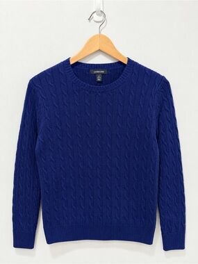 Lands' End Drifter Cable-knit Crewneck Sweater